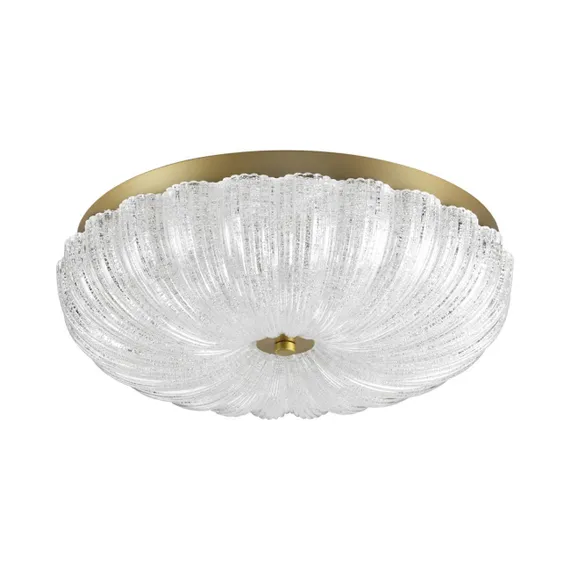 7719/48L PIKO LED SN 027 Светильник металл/стекло/прозрачный/золотой LED 48Вт 3000-6500K D400 IP20 пульт ДУ TESORO
