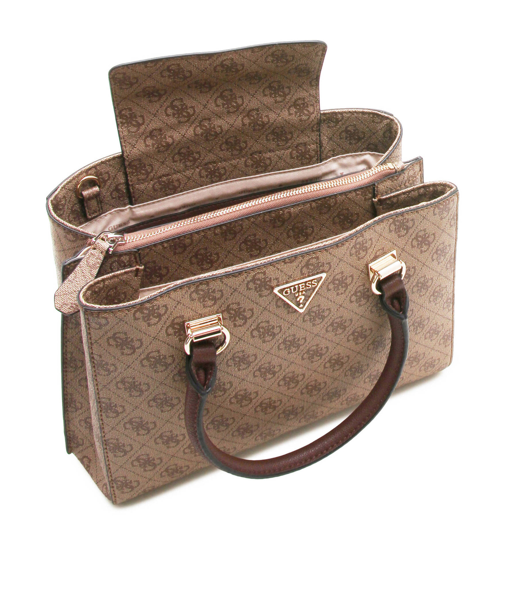 Сумка-трапеция NOELLE GIRLFRIEND SATCHEL Guess - коричневый(HWBG78 79060)