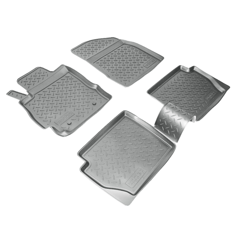 Ковры в салон Norplast/Unidec для Mazda 2 (2007-)Полиуретан,Серый, арт.NPL-Po-55-02-G