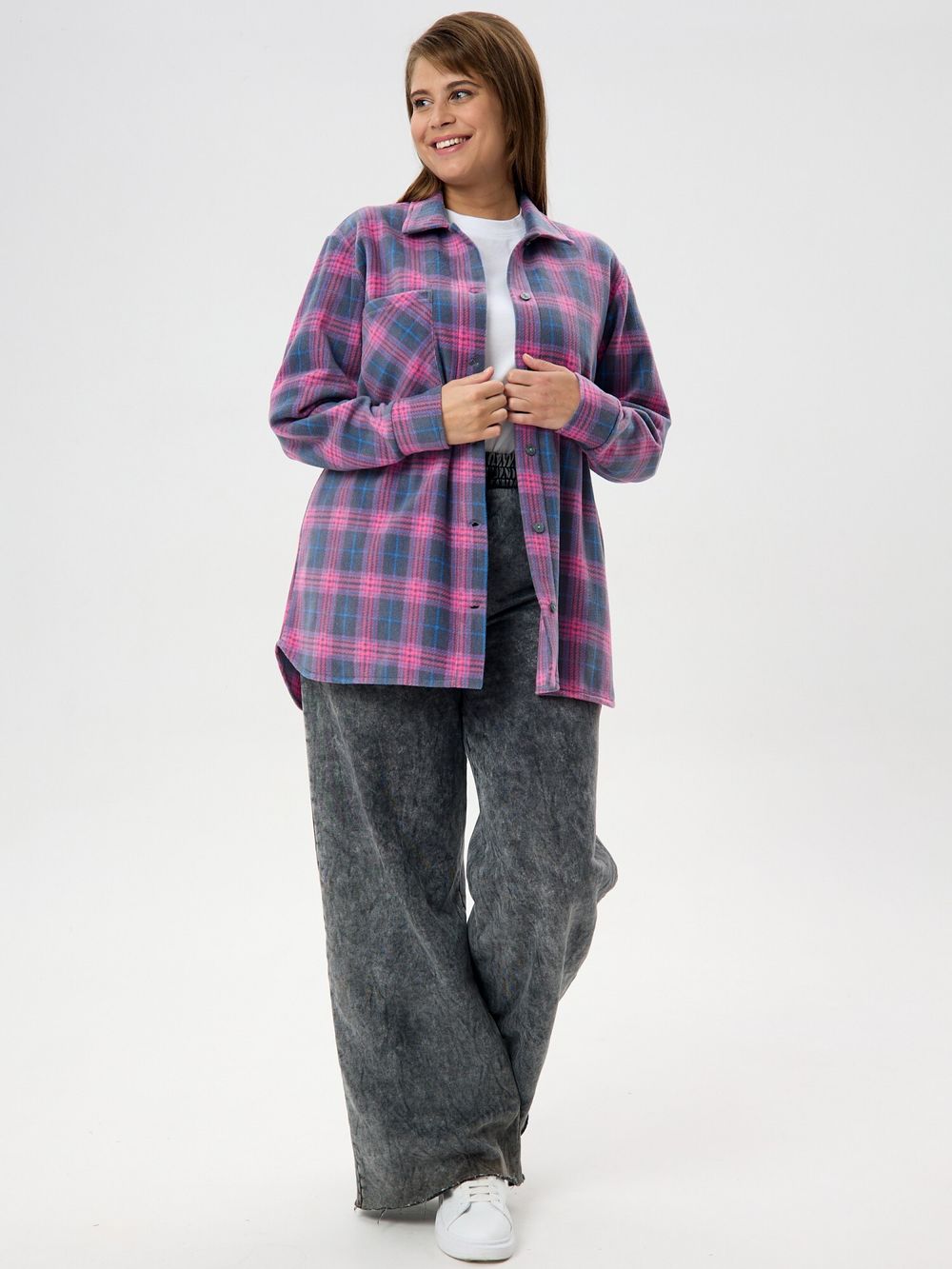 Рубашка Мускат-1 Виотекс СЕРЫЙ