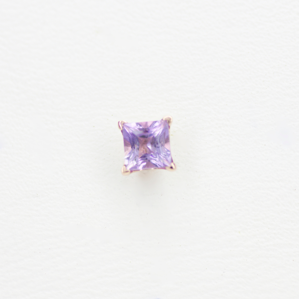 Princess prong tops with Semi-Precious stone