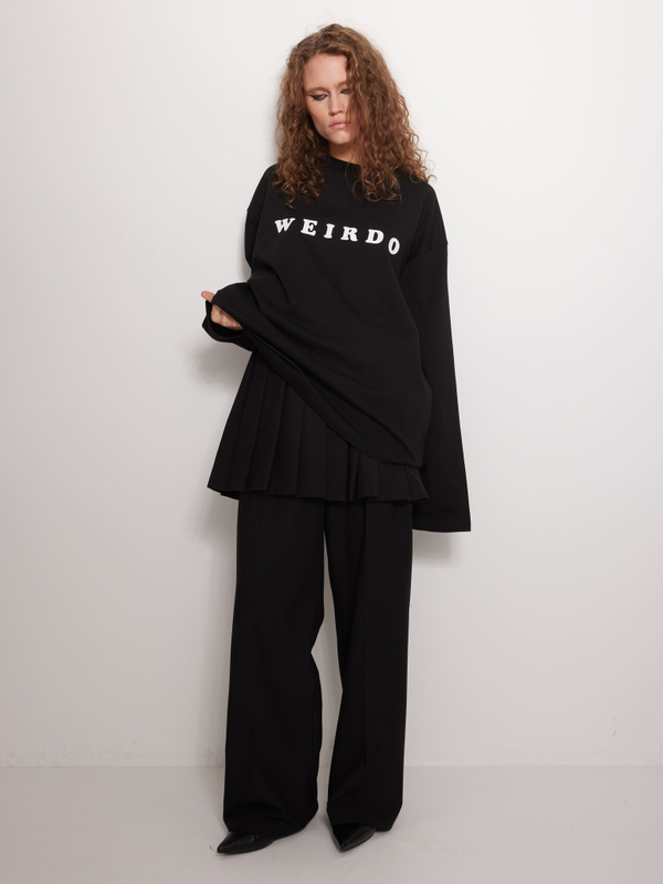 Лонгслив Weirdo, черный
