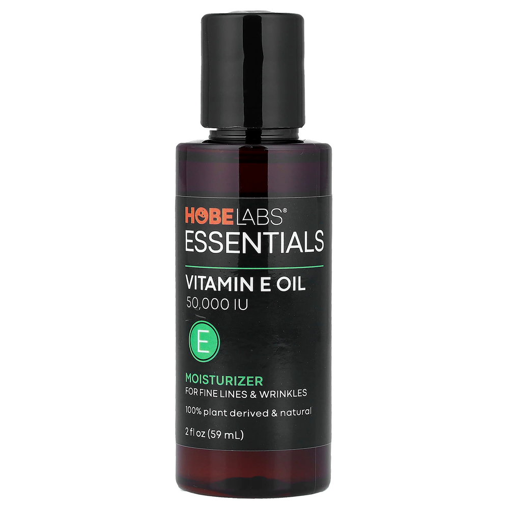 Hobe Labs, Essentials, масло с витамином E, 59 мл (2 жидк. унц.)