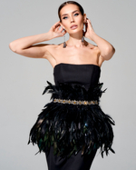 Баска "Жар-птица" с вышивкой ручной работы