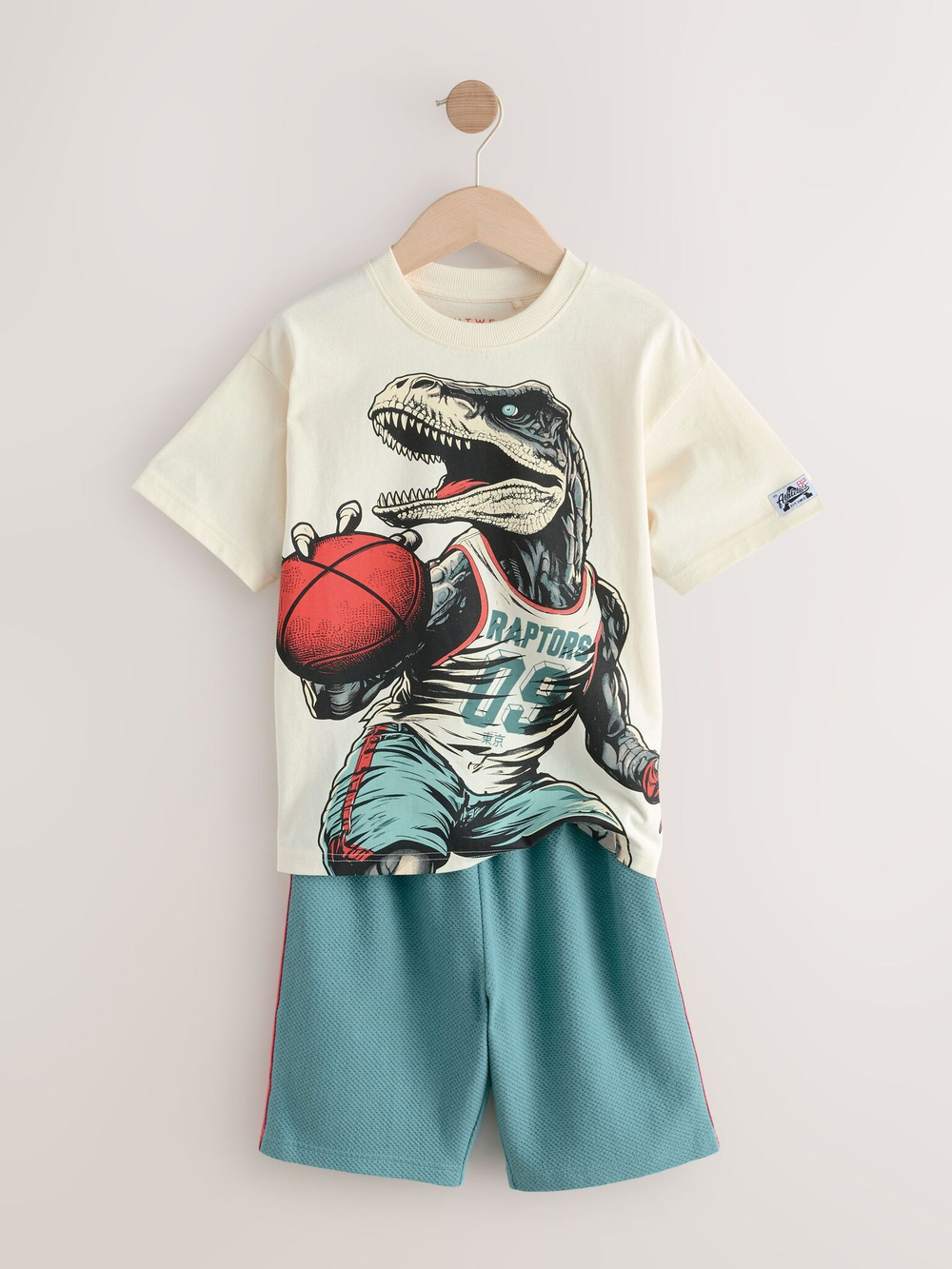 Пижама для мальчика Next E66-485, Молочный, Голубой