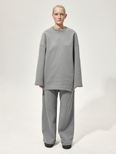 Толстовка "Бетон". Серая