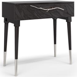 Консоль Арт Колор leaves Стайл Сильвер Терпкий коричневый