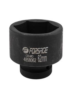 Головка ударная 1'', 62мм (6гр.) Forsage F-4858062