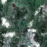 Елка «Заснеженная принцесса» 150 см, ПВХ, леска, резина с белым напылением (559 веток)