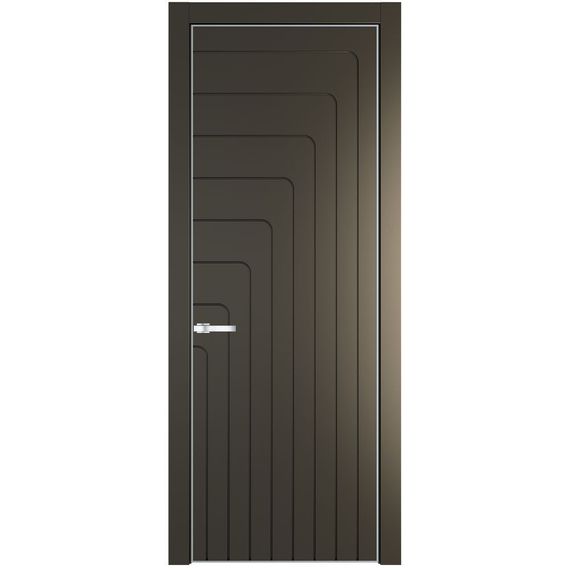 Межкомнатная дверь эмаль Profil Doors 10PA перламутр бронза глухая