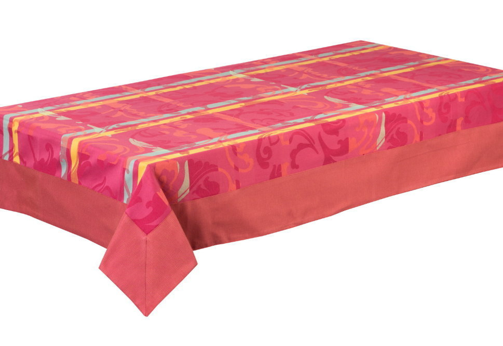 Скатерть 175x175 Zanotto Менфи малиновая
