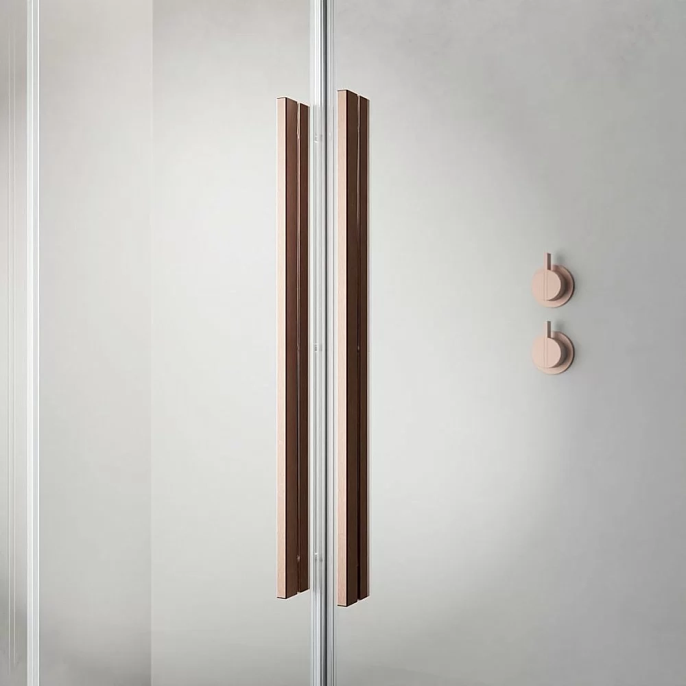 Душевая дверь Radaway Furo Brushed Copper DWJ 120 стекло прозраное/профиль брашированная медь