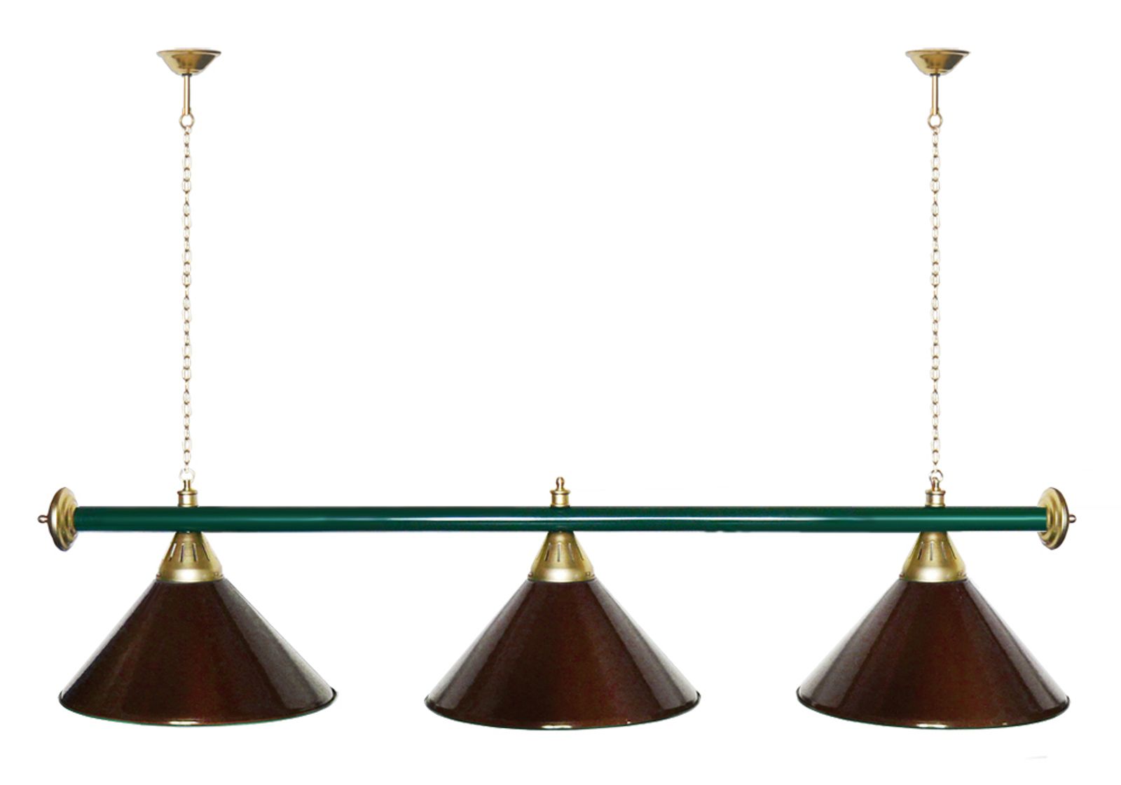 Лампа STARTBILLIARDS 3 пл. (плафоны золотые,штанга золотая,фурнитура золото) фото №35