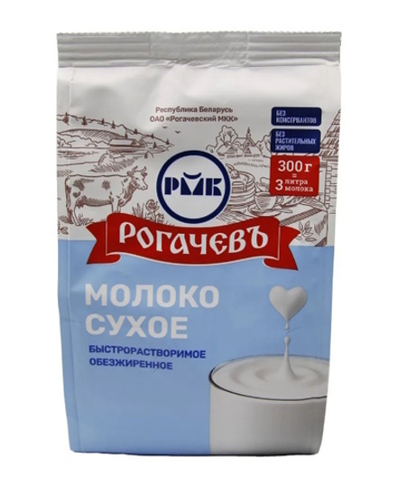 Молоко сухое обезжиренное "Калинка" 300г. РогачевЪ