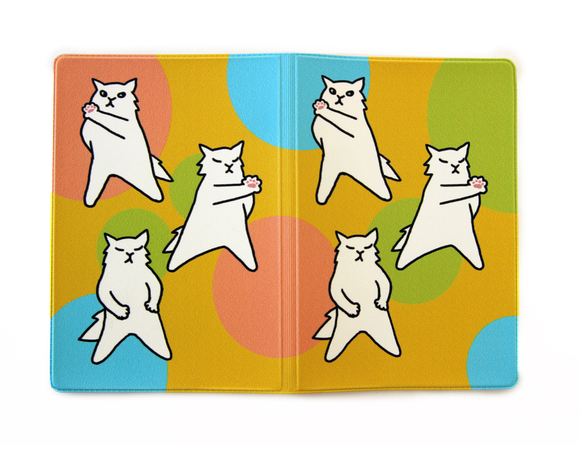 Обложка для паспорта "Три кота"