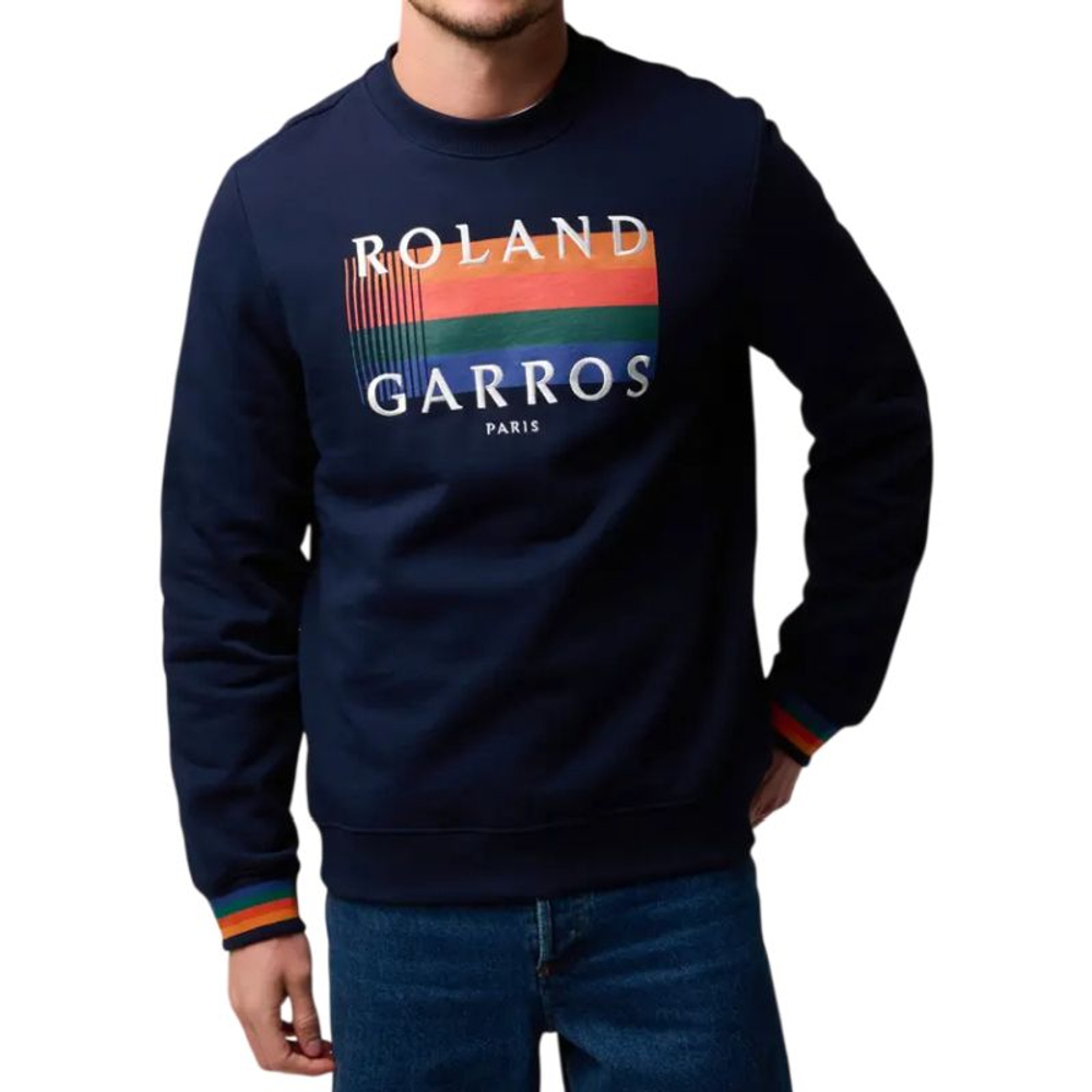 Куртка теннисная Roland Garros Color Lines - navy blue
