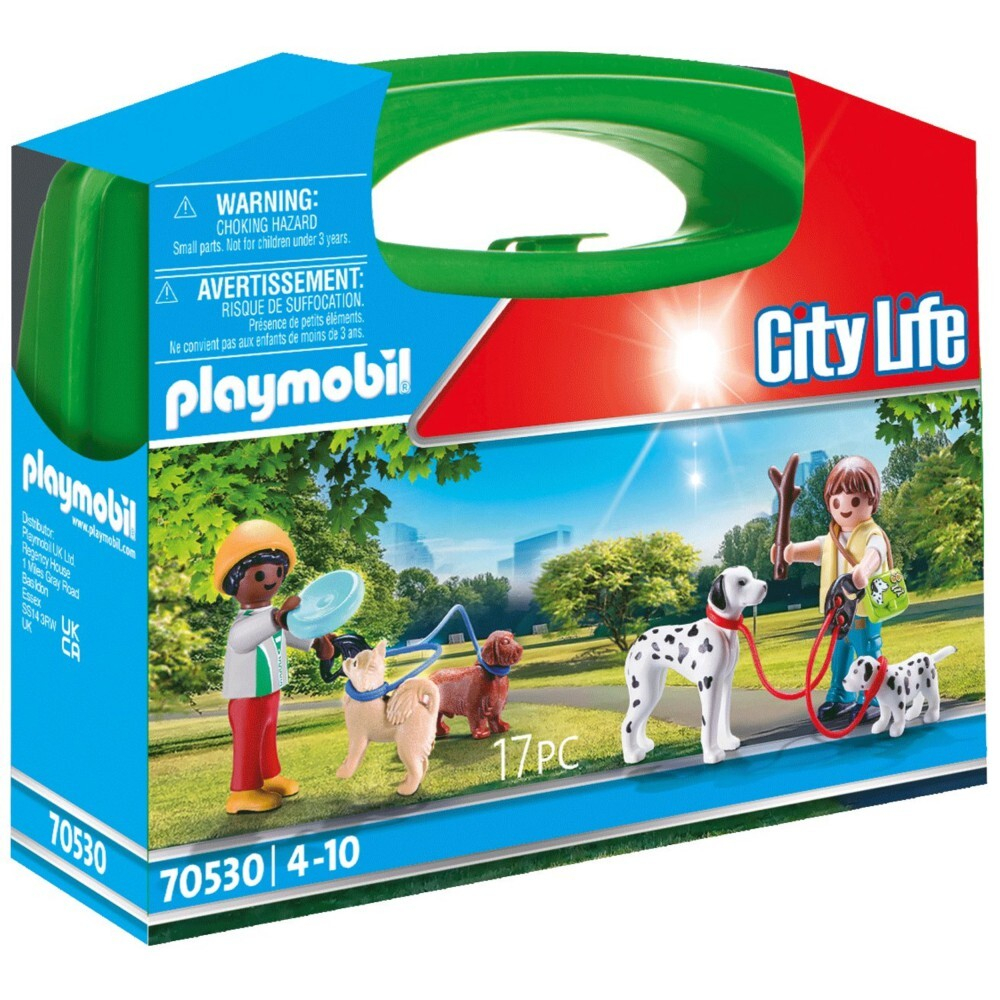 Playmobil - City Life Box Прогулка с собаками 70530 / артикул   70530  / GTIN 4008789705303