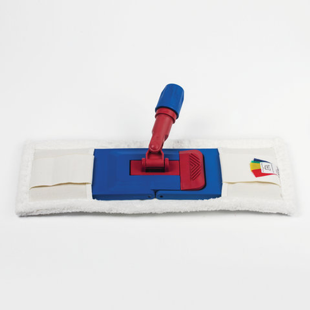 Насадка МОП плоская для швабры/держателя 40 см, уши/карманы (ТИП У/К), микрофибра, LAIMA EXPERT