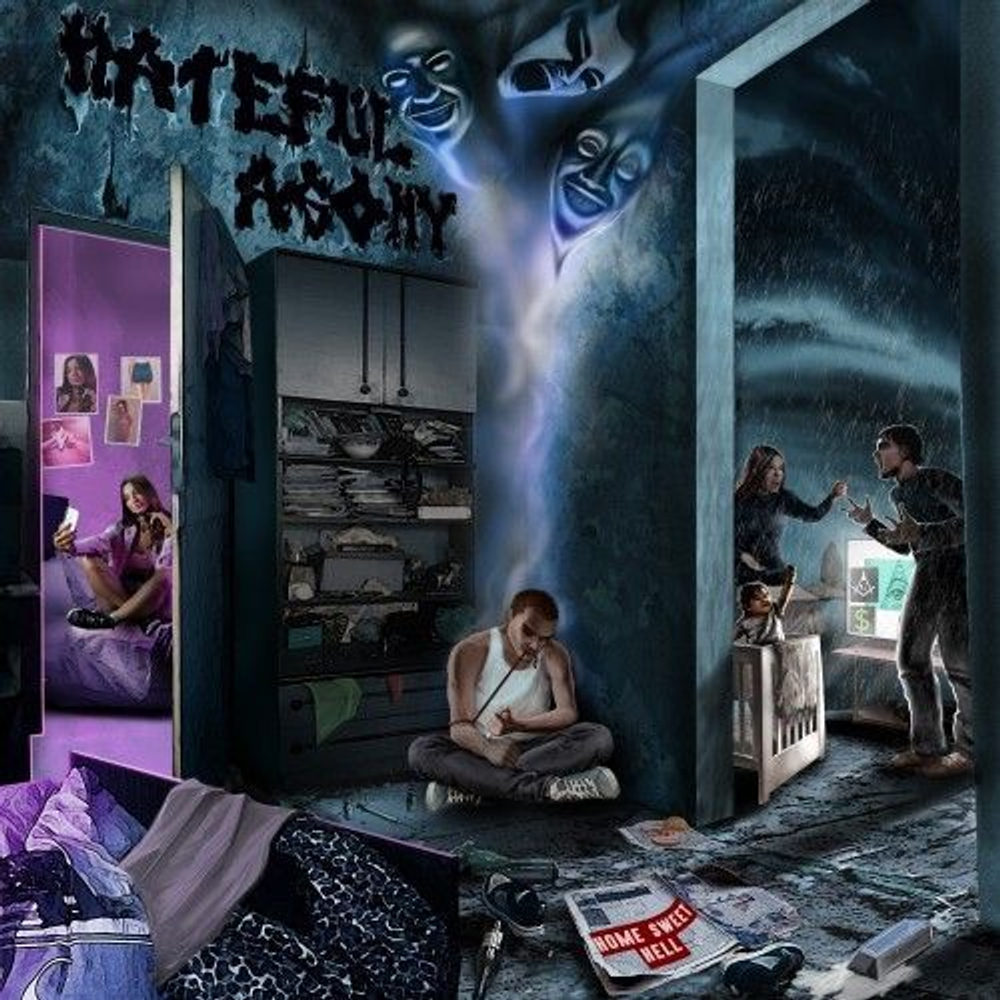 HATEFUL AGONY - Home Sweet Hell, музыкальный компакт диск