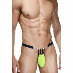 Мужские трусы стринги салатовые La Blinque LB15332