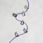 Подвеска в форме буквы "D", 8мм, сталь