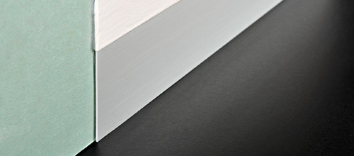 Алюминиевый плинтус Progress Profiles Proskirting Line 60*2.5 мм, Серебро