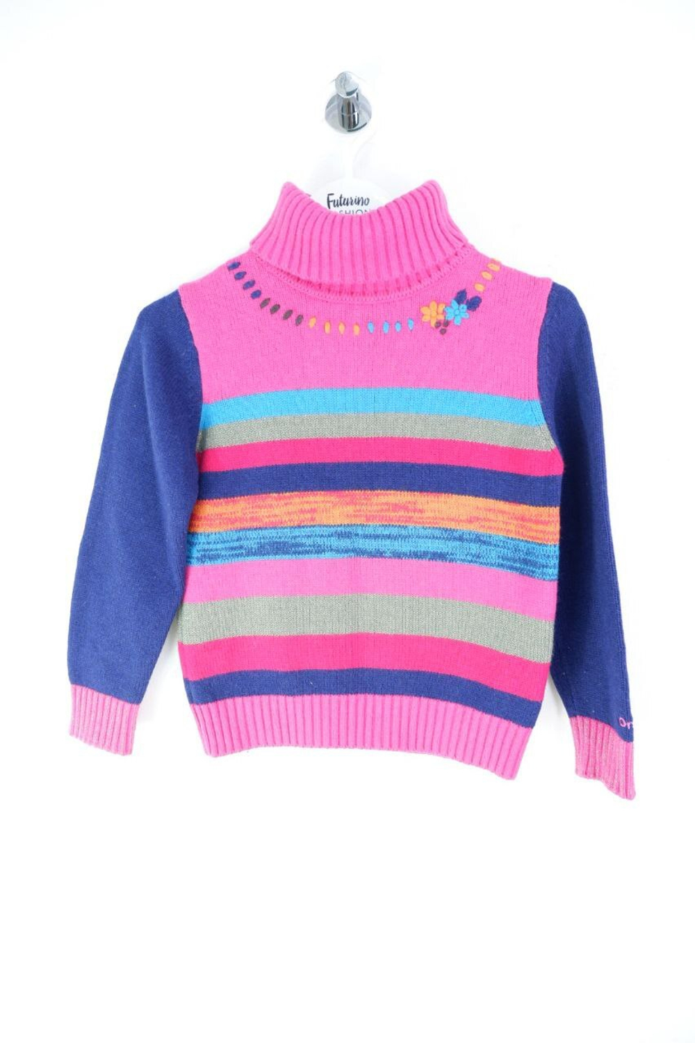 Джемпер яркий с воротом на 5 лет