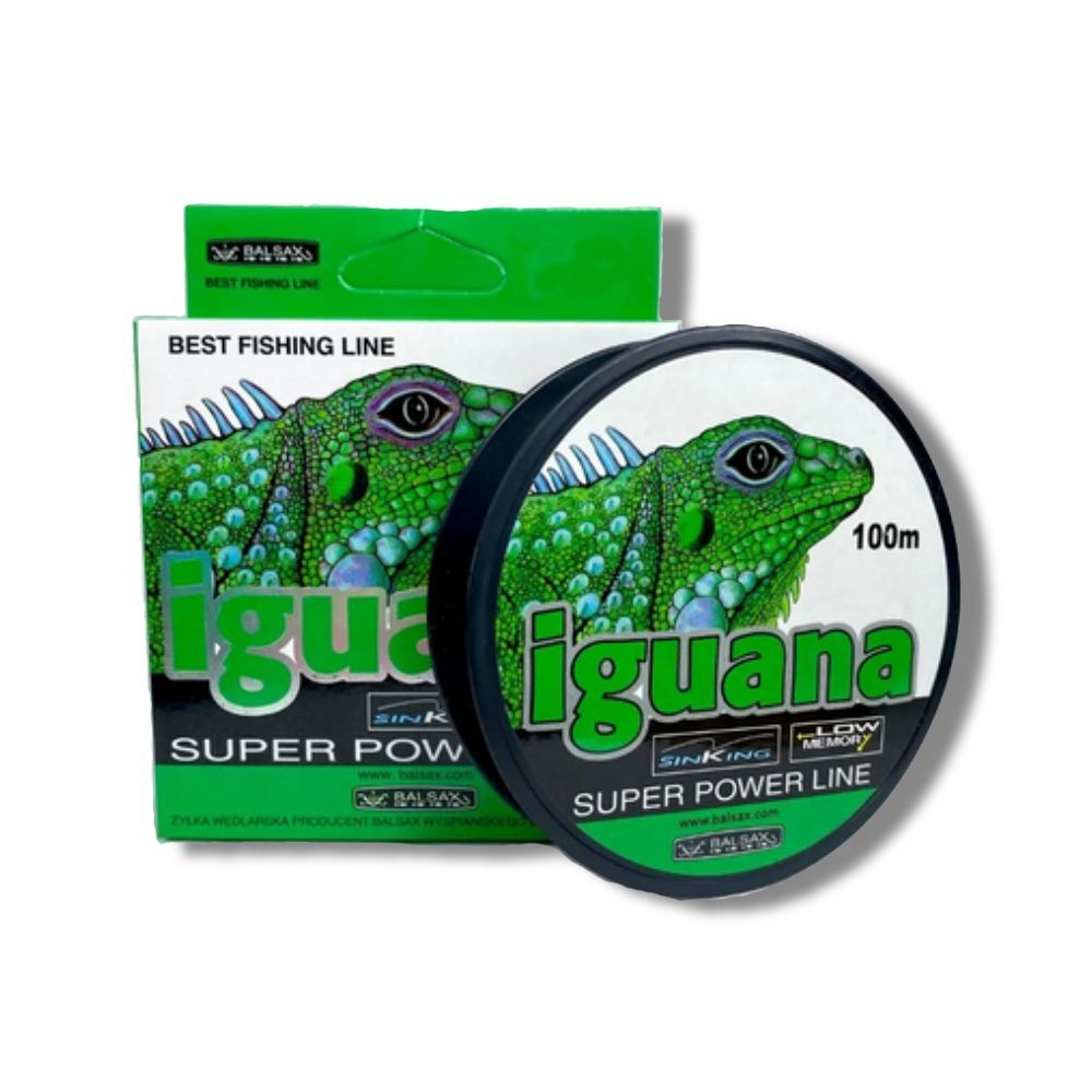 Монофильная леска Iguana 100м 0,32мм 12,1кг 3 штуки