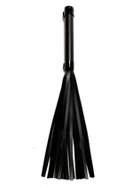 Черная плеть из эко-кожи - 42 см. (Цвет: черный)