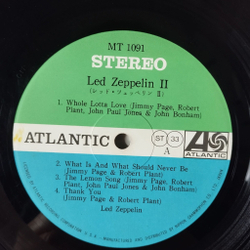 Винтажная виниловая пластинка LP Led Zeppelin II (Japan 1969) (No Obi) 1 press
