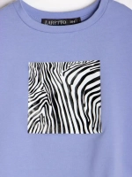 Лонгслив детский с принтом