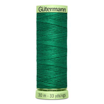 Нить Top Stitch 30/30 м для декоративной отстрочки, Gutermann, 402 изумрудно-зеленый