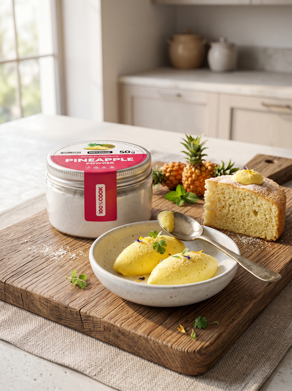Ананас Ароматизатор пищевой (порошок), 100%COOK, 50 г