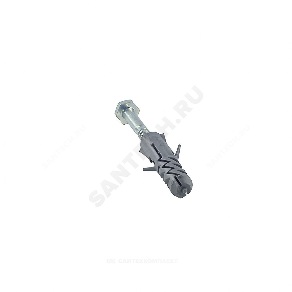 Шуруп с шестигранной головкой D6х60/10х50 с дюбелем