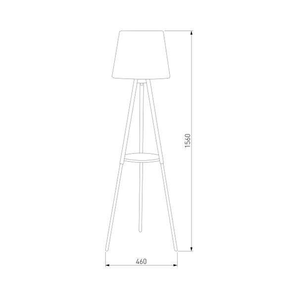 Торшер TK Lighting 698 Vaio White