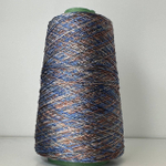 BORA BORA - Azeta Filati; 100% вискоза; 300м/100гр; цвет: секционная коричнево-синяя