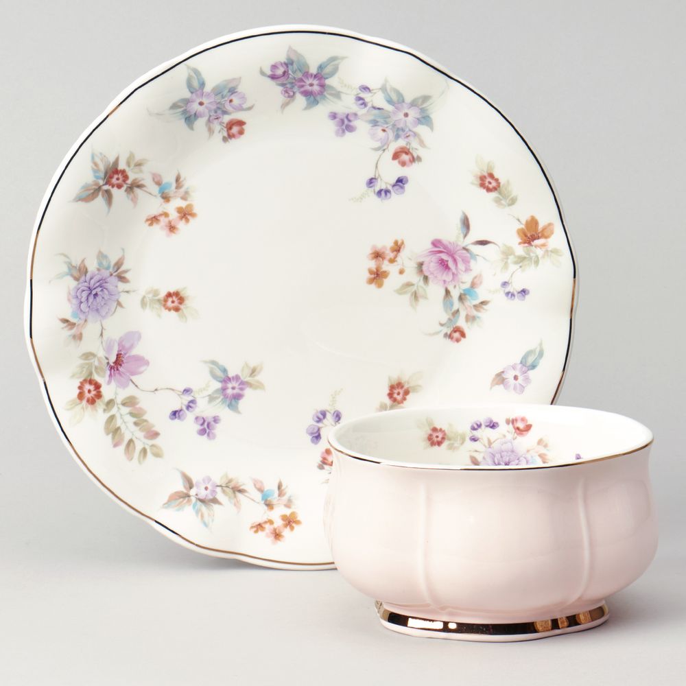 НАБОР ДЛЯ ЗАВТРАКА LEFARD "ВРЕМЕНА ГОДА" 2 ПР. 440 МЛ РОЗОВЫЙ