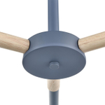 8098/3C MODERNI LN26 344 синий/синий металл, дерево/металл Люстра потолочная Е27 3*60W 220V ROSALINA