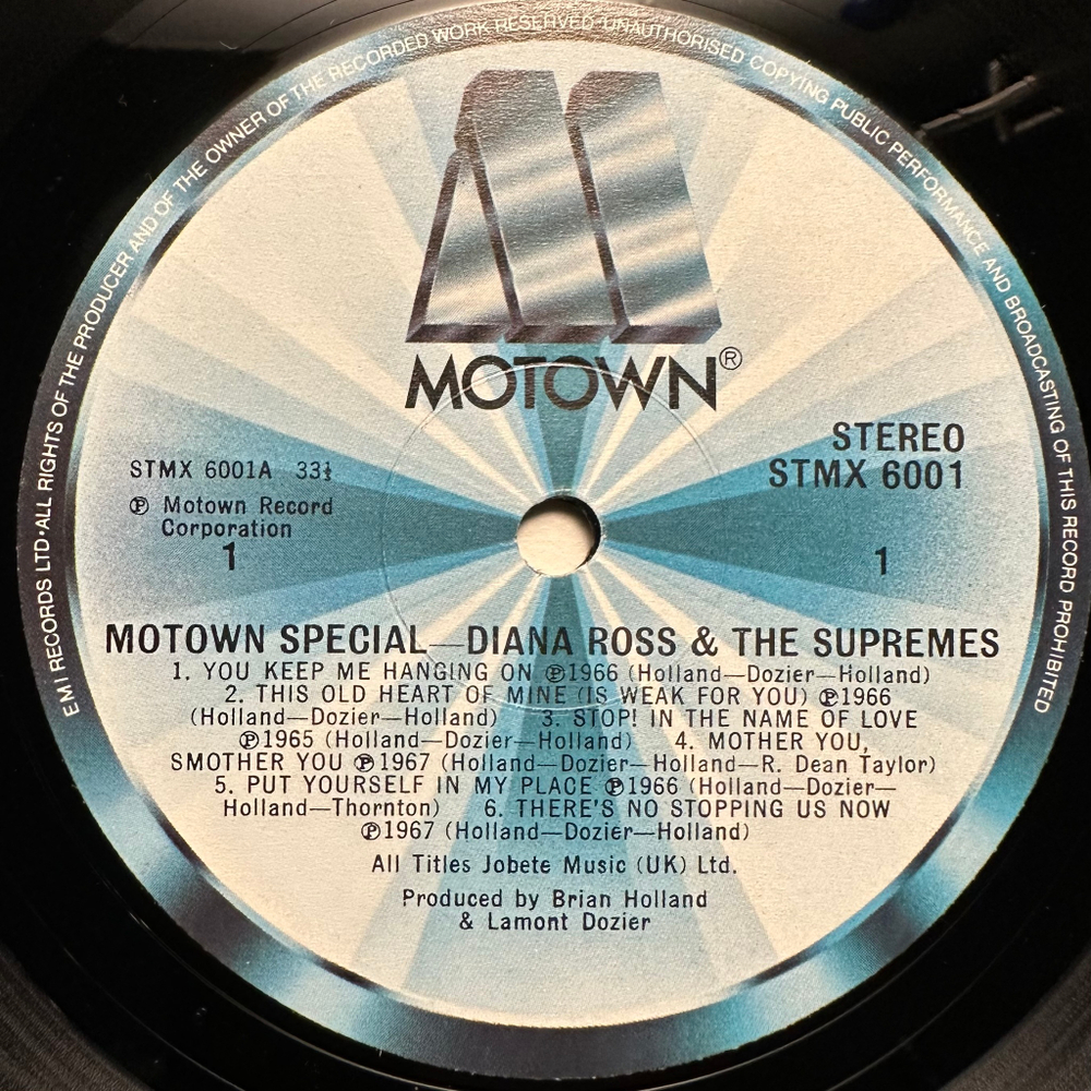 Diana Ross & The Supremes - Motown Special (Англия 1977г.)