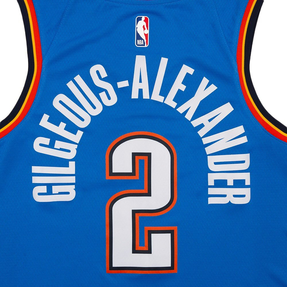 Баскетбольная футболка Nike Dri-FIT NBA Swingman Oklahoma City Thunder Icon Edition 2022/23 Shai Gilgeous-Alexander T-shirt Blue