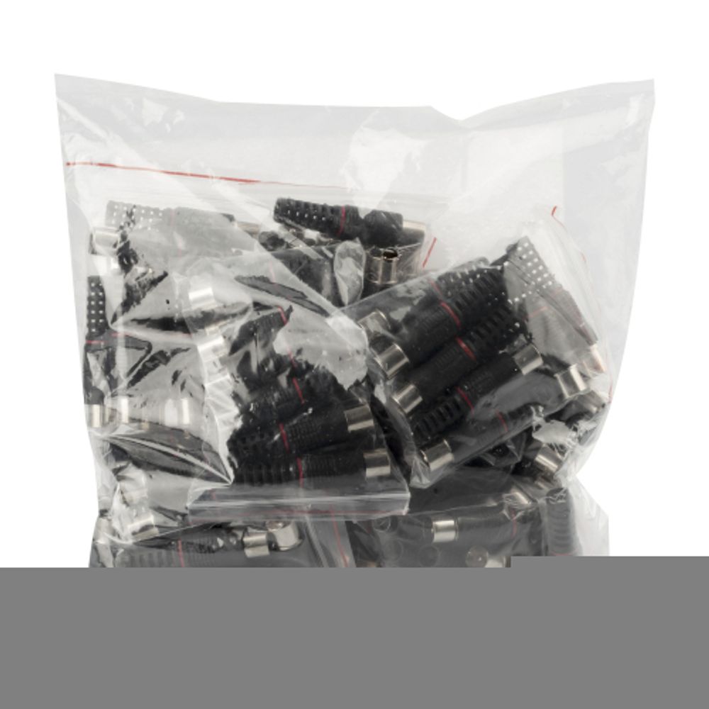 Разъем ЭРА штекер TV без пайки цвет чёрный упаковка 100 шт.