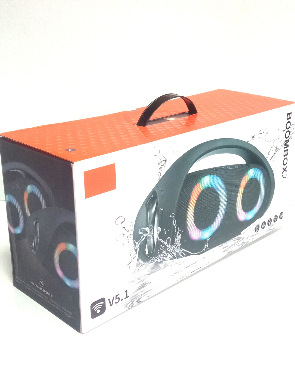 Беспроводная колонка BoomBox2 (BT V5.1/USB/FM) Light