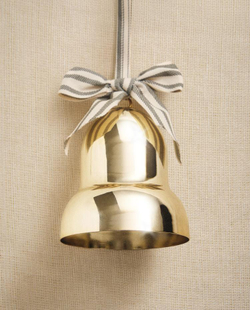 ZARA HOME ЕЛОЧНОЕ УКРАШЕНИЕ «КОЛОКОЛЬЧИК», ЗОЛОТИСТЫЙ