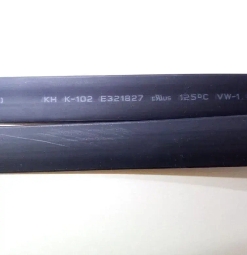 Трубка термоусаживаемая 25 мм черная (1м) термоусадка 2:1