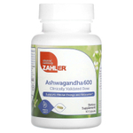 Zahler, Ashwagandha 600, клинически подтвержденная доза, поддерживает умственную энергию и расслабление, 600 мг, 60 капсул (300 мг в каждой капсуле)