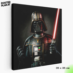 Картина для интерьера Дарт Вейдер на холсте, персонаж саги Звездные Войны, холст с печатью на подрамнике, на стену, Постер Плакат
