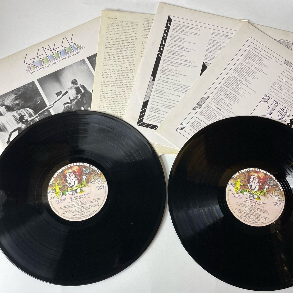 Винтажная виниловая пластинка LP Genesis The Lamb Lies Down On Broadway (Japan 1977) (No Obi) Hairless Heart