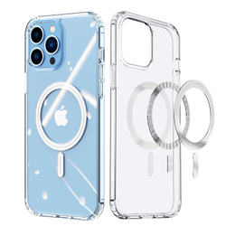 Усиленный прозрачный чехол с поддержкой MagSafe от Dux Ducis для iPhone 14 Pro Max, серия Clin Mag Series Case