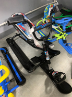 Снегокат "Snowdrive" гонки черный каркас (арт. СНД3/Г2)