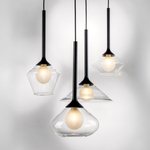 801201 Люстра VETRO 1х6W(led) G9 ЧЕРНЫЙ/ПРОЗРАЧНЫЙ